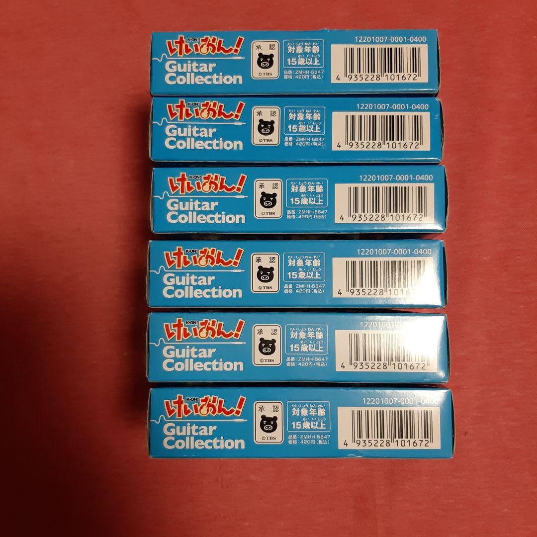 新品未開封●6個セット●けいおんギターコレクション●スーパーリアルミニチュア Amazon.co.jp: ○6個セット○けいおんギターコレクション○スーパー